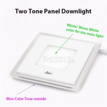 Panel HiLed Two Tone Square 9W